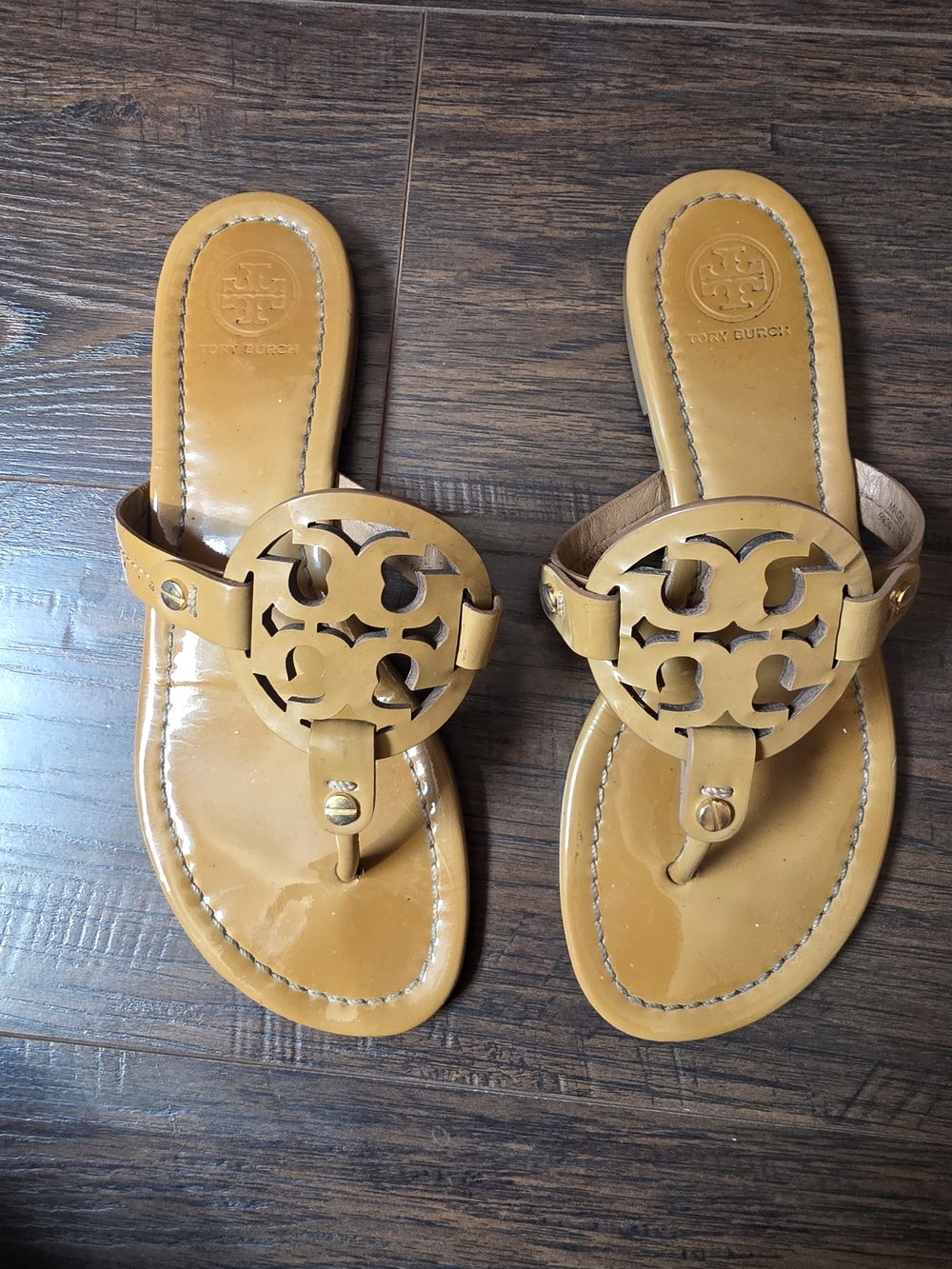Tory Burch Women’s Miller Thong Sandals in Tan